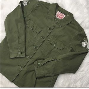 Levi’s Army Green Shirt Jacket